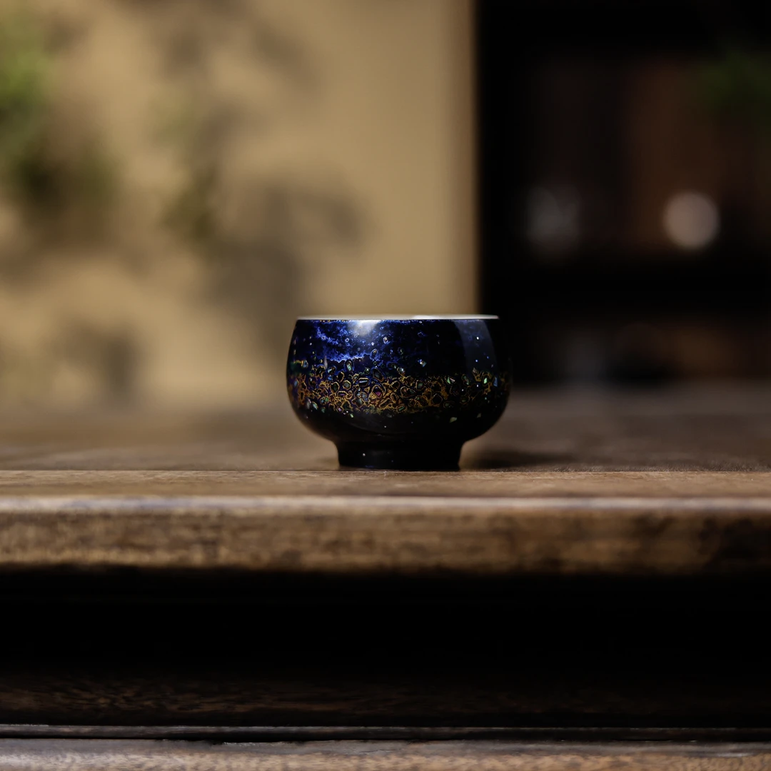 【静姐小院】青瓷杯星空紫（林剑军0084）