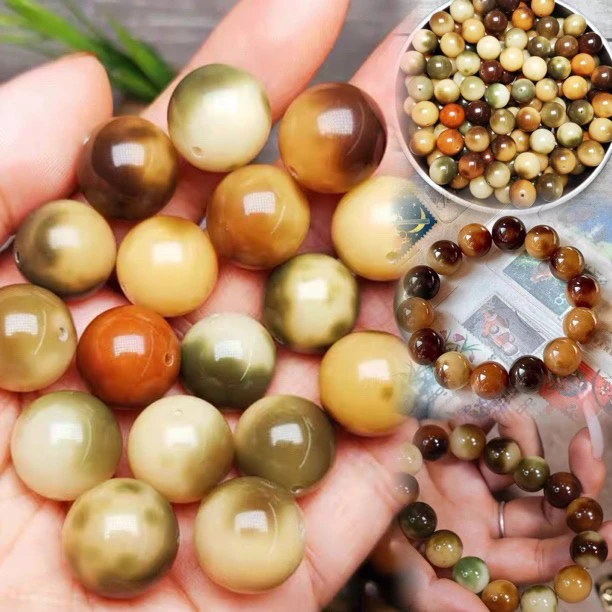 15.75mm精品菲料花皮圆珠大卡菩提散珠