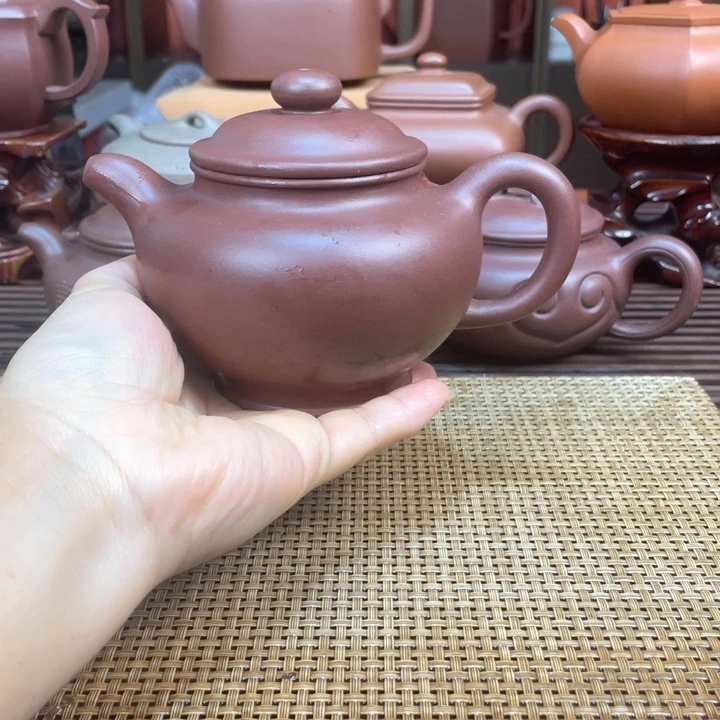 茶壶紫砂紫泥大多汁壶