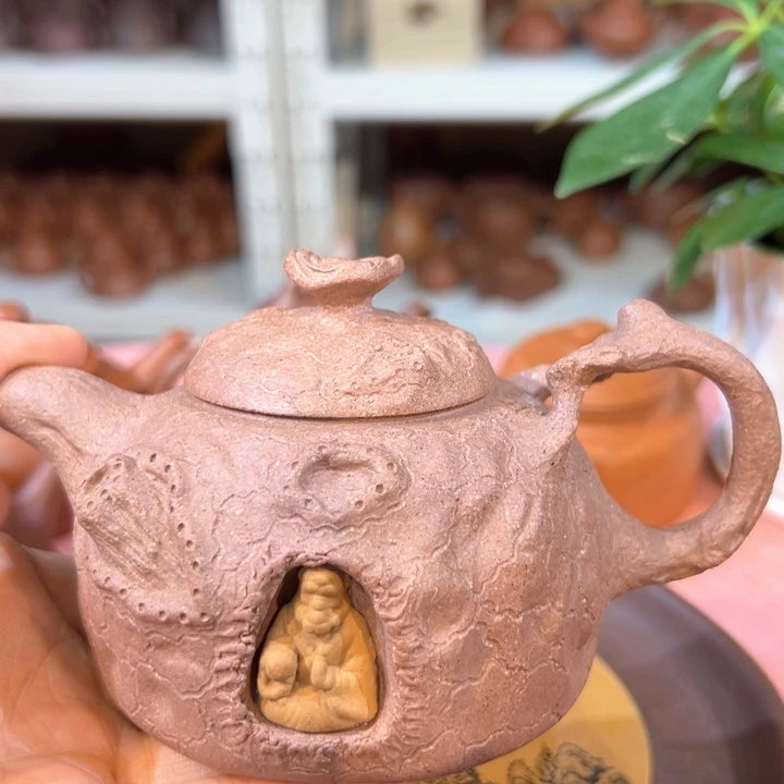 茶壶紫砂一***倒香灰供春2个