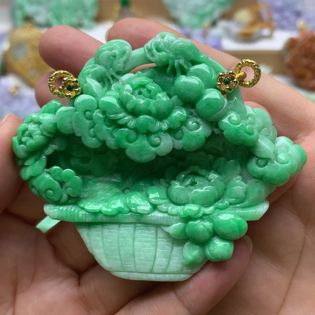 翡翠未镶嵌颈饰翡翠