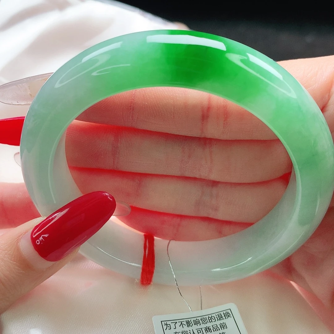 未镶嵌手镯翡翠58圈