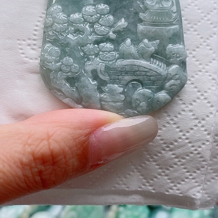 颈饰未镶嵌翡翠翡翠