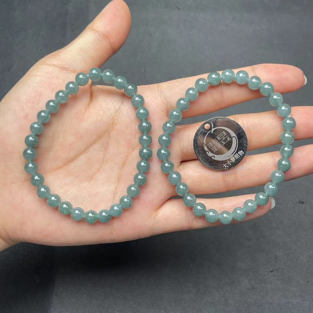 翡昱-N04-38920-62-天然A货翡翠手串/约6+/约28颗-多样性发其一C