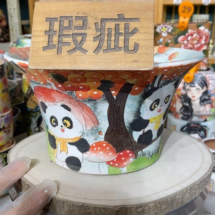 红陶景德镇艺术手绘作品