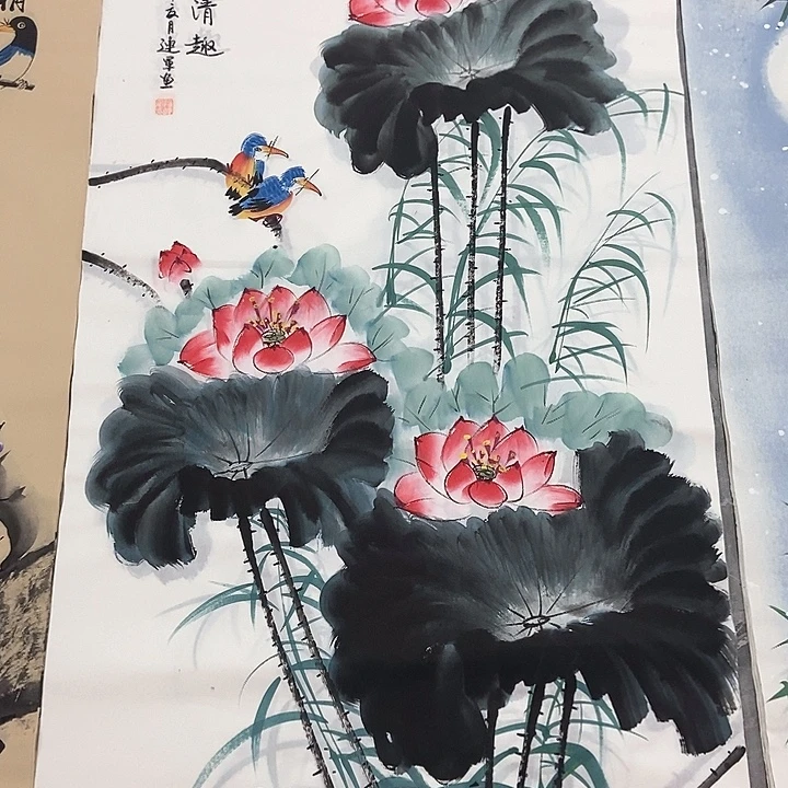 小周画廊的直播间