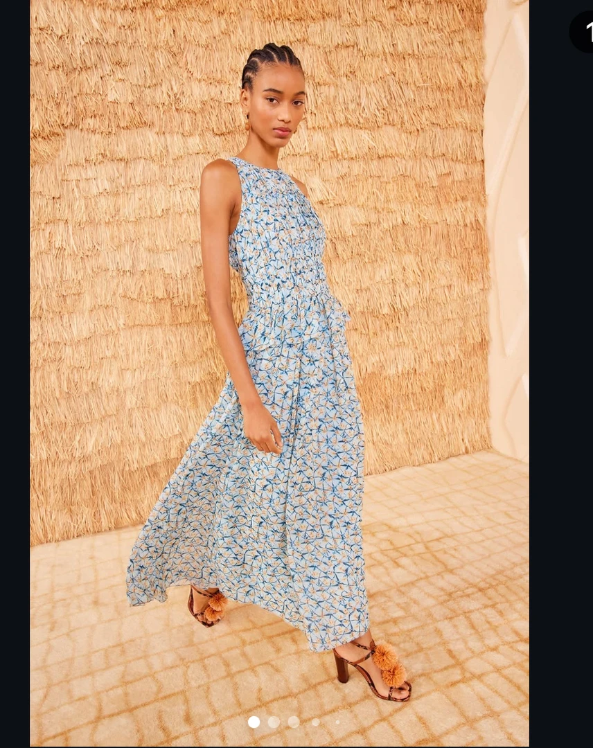 Soyinkala 真丝连衣裙 2色