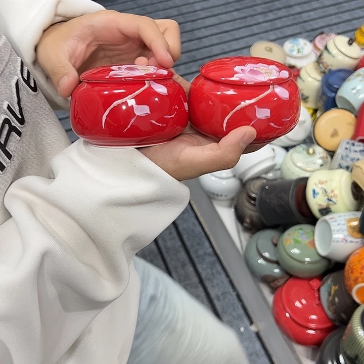 茶叶罐陶瓷家用储物罐瑕疵福利品介意勿拍