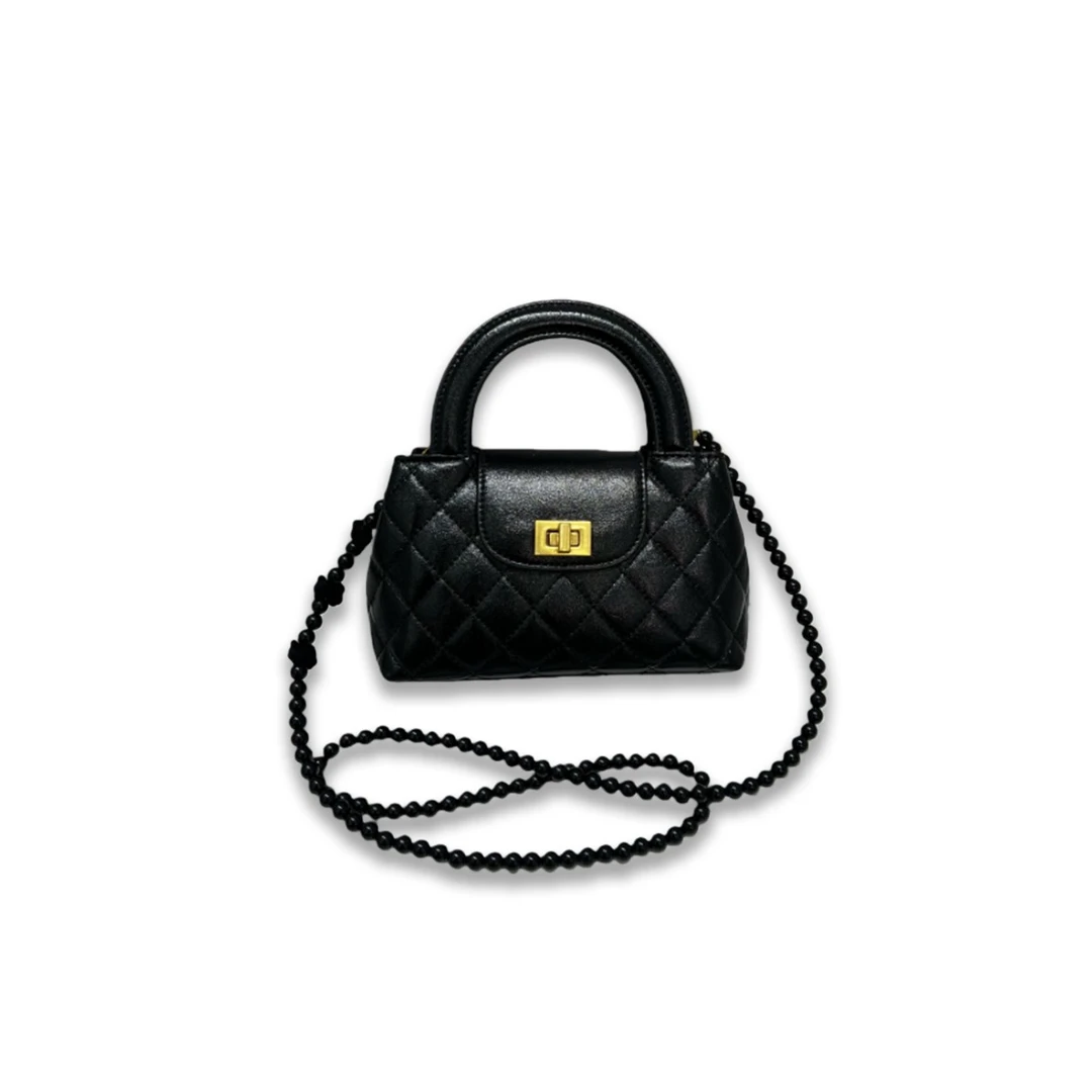 【洛洛定制】ZT-D7132-午夜黑梅轻奢时尚百搭新款女包