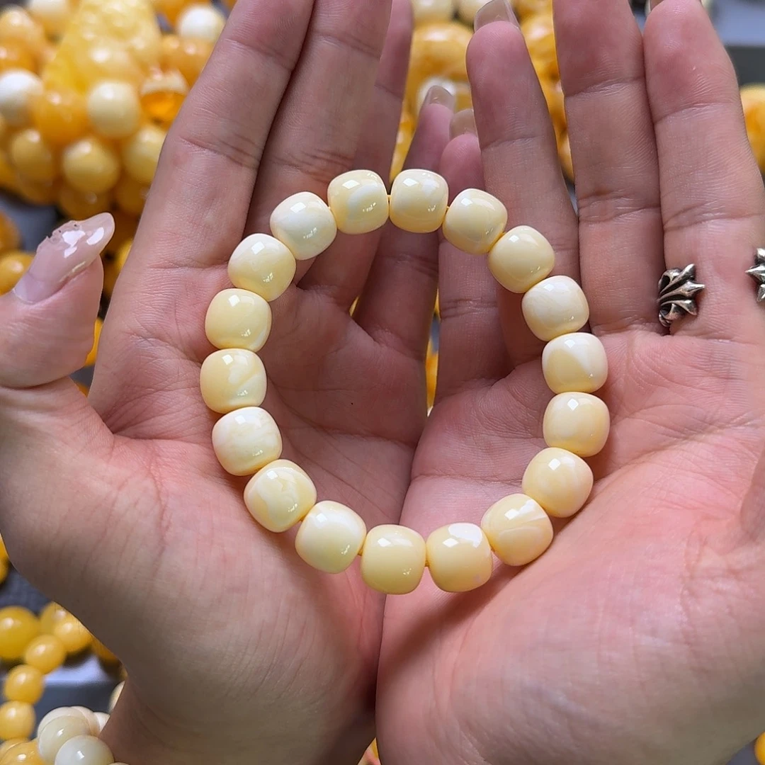 蜜蜡未镶嵌珠宝奇石同料13mm