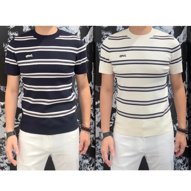 小雨男装｜65087秋冬新品毛衣打底桑蚕丝混纺短袖针织衫H