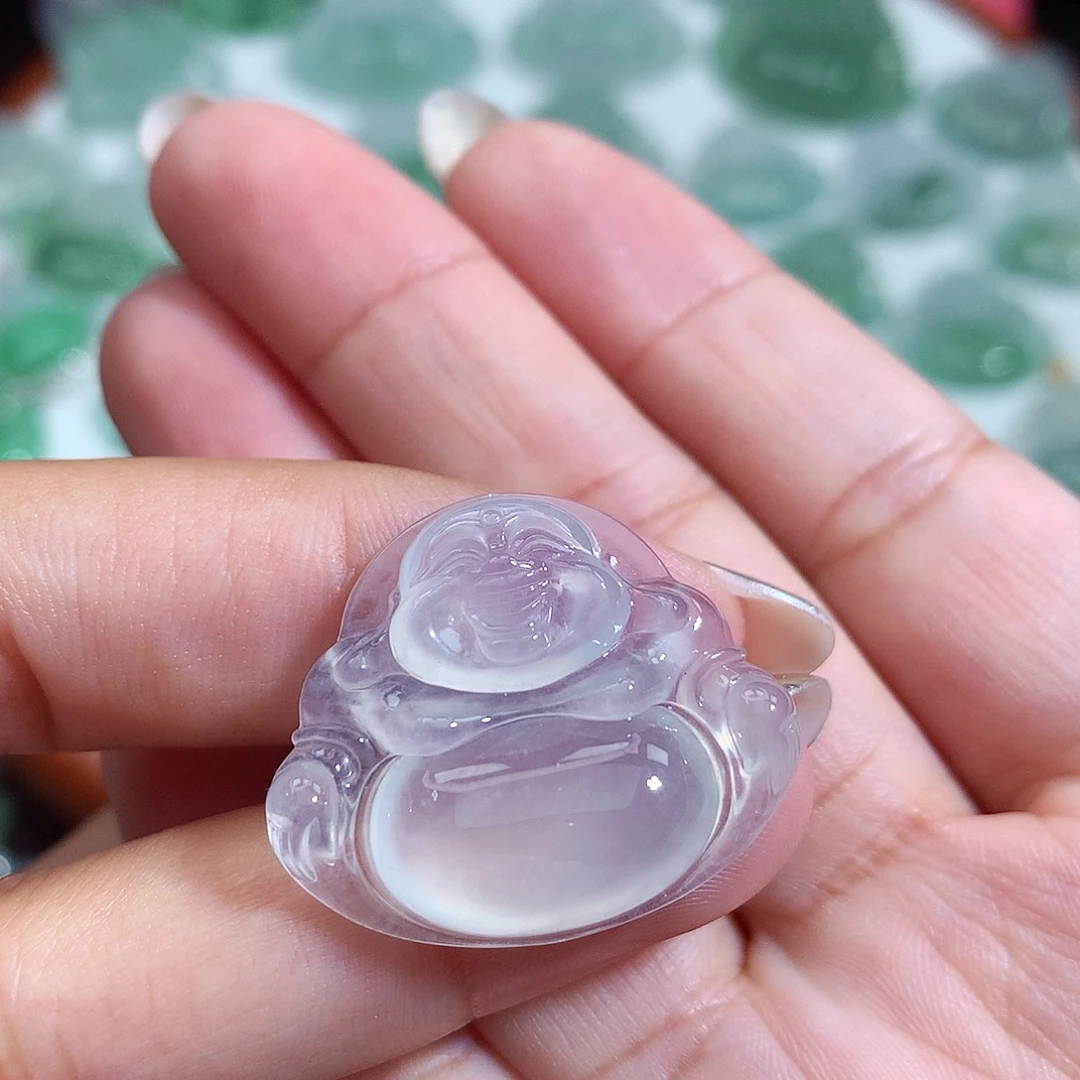 颈饰未镶嵌翡翠佛公