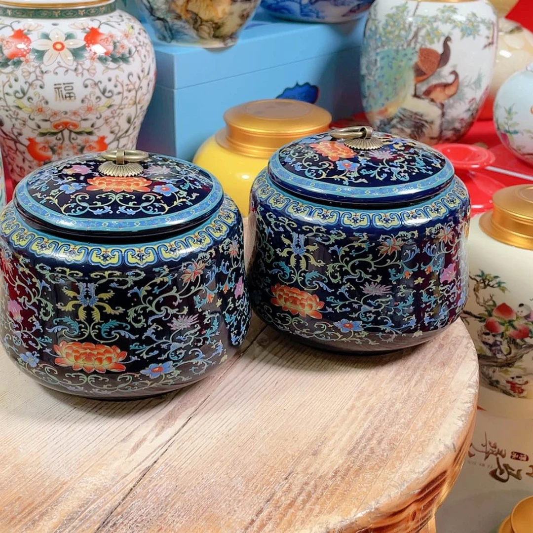 【闪购商品】罐陶瓷茶叶罐密封罐
