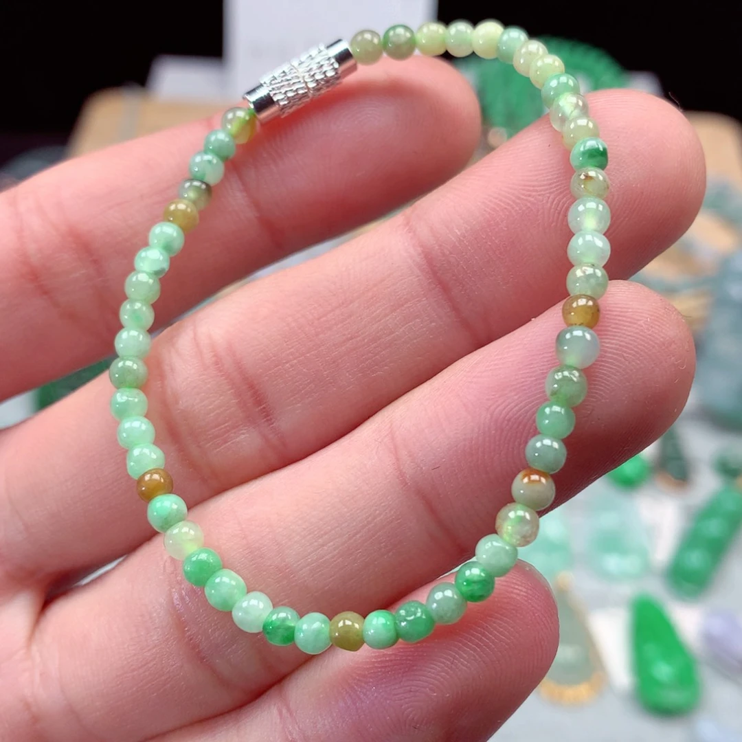 翡翠手链未镶嵌翡翠手串多样性发其一