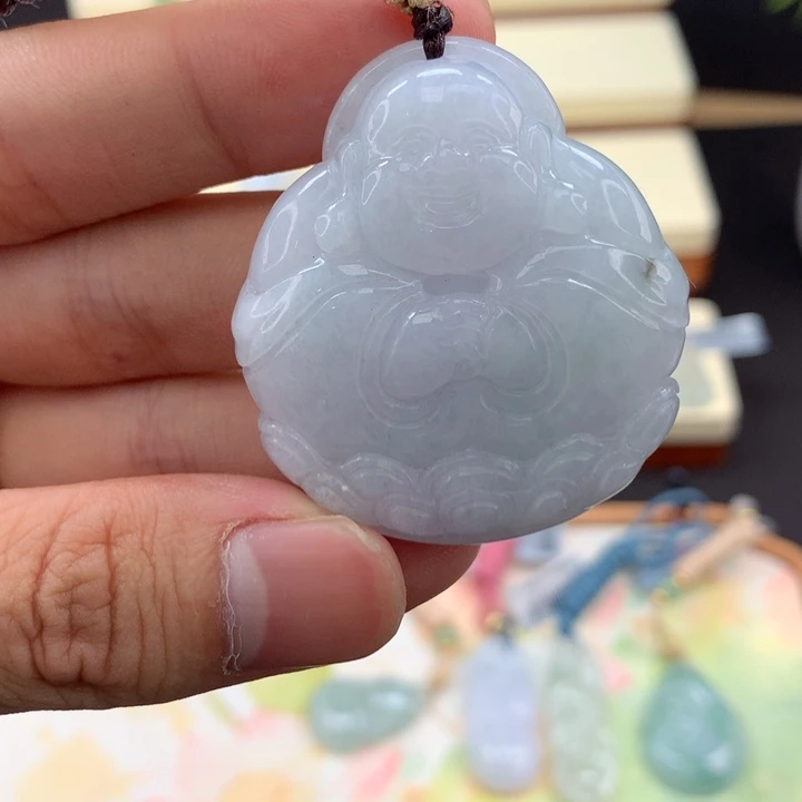 翡翠未镶嵌颈饰吊坠