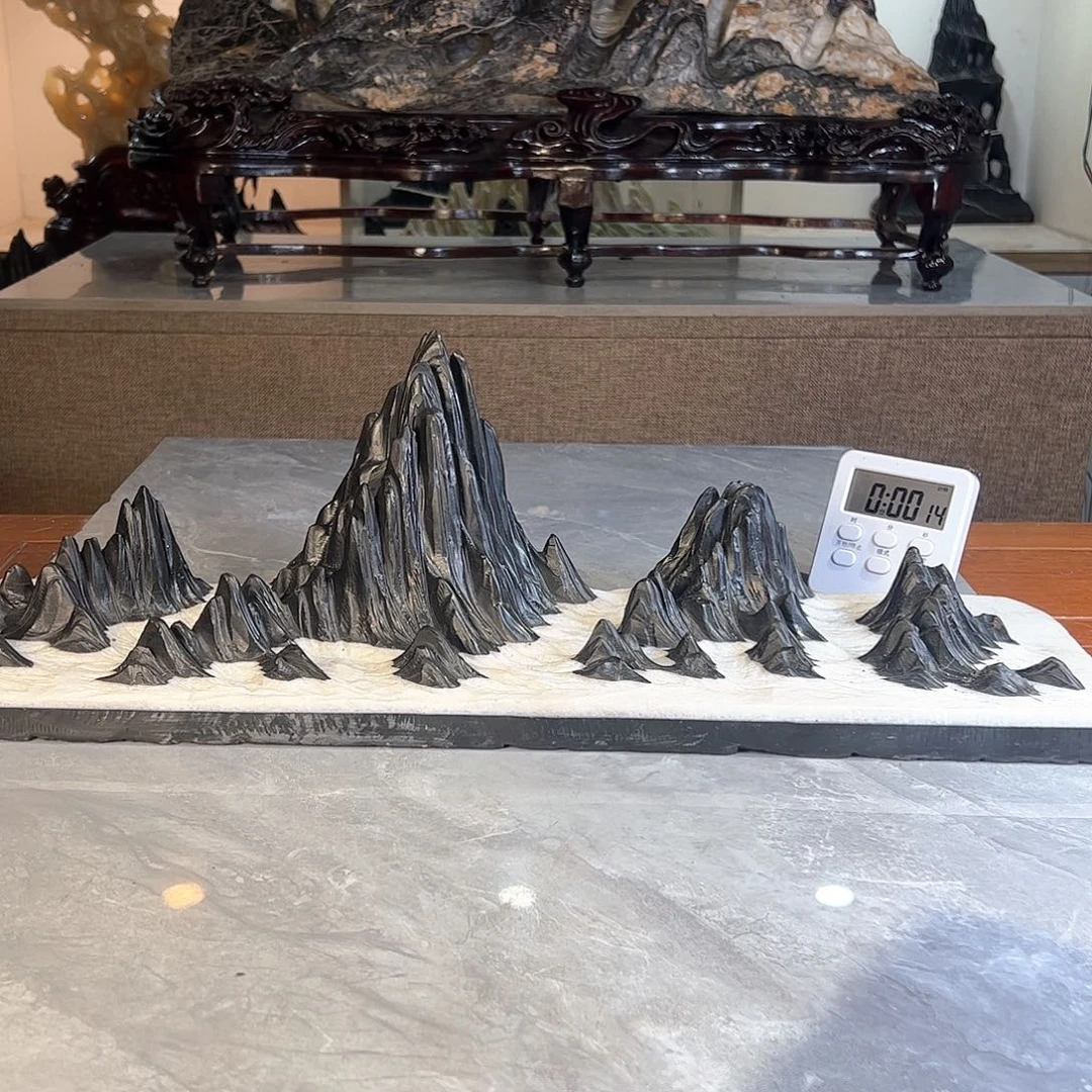 岁***歌灵璧奇石博览会摆件