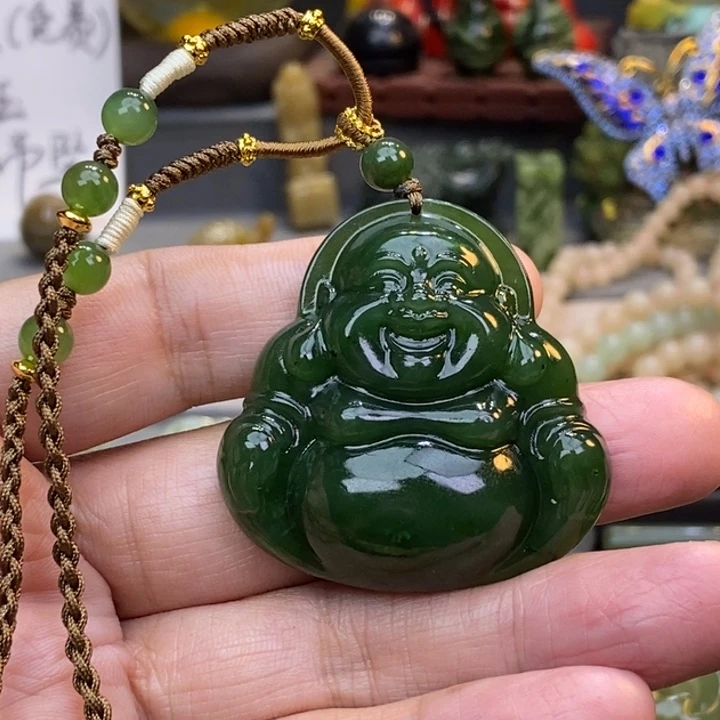 *****和田玉未镶嵌颈饰