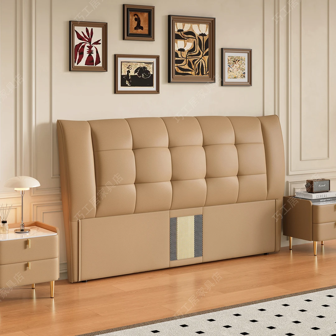 折叠单人靠背单买参考详情床头板皮艺轻奢衣柜美式茶几床软包床头