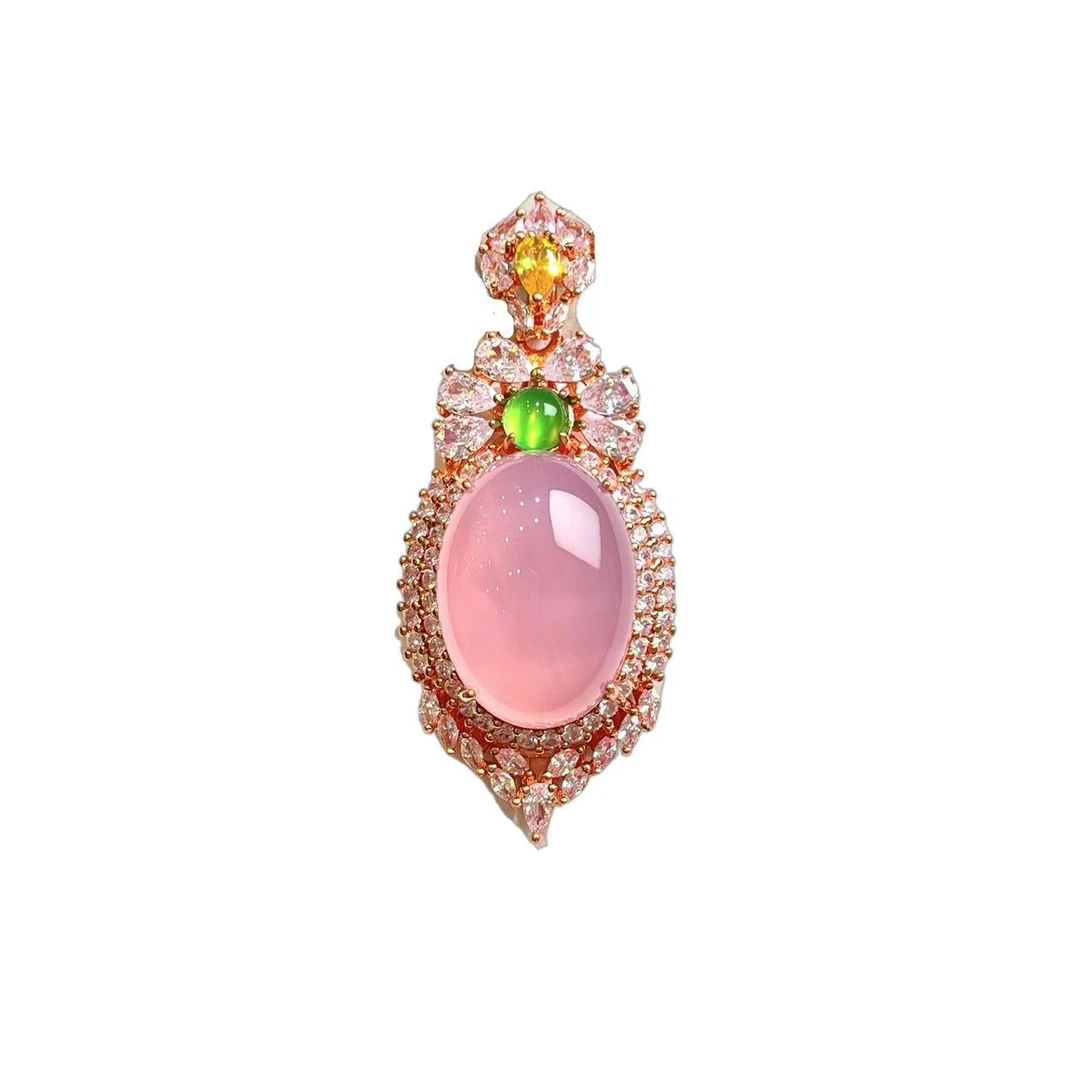 罗兰紫玛瑙吊坠（不带链） Y139