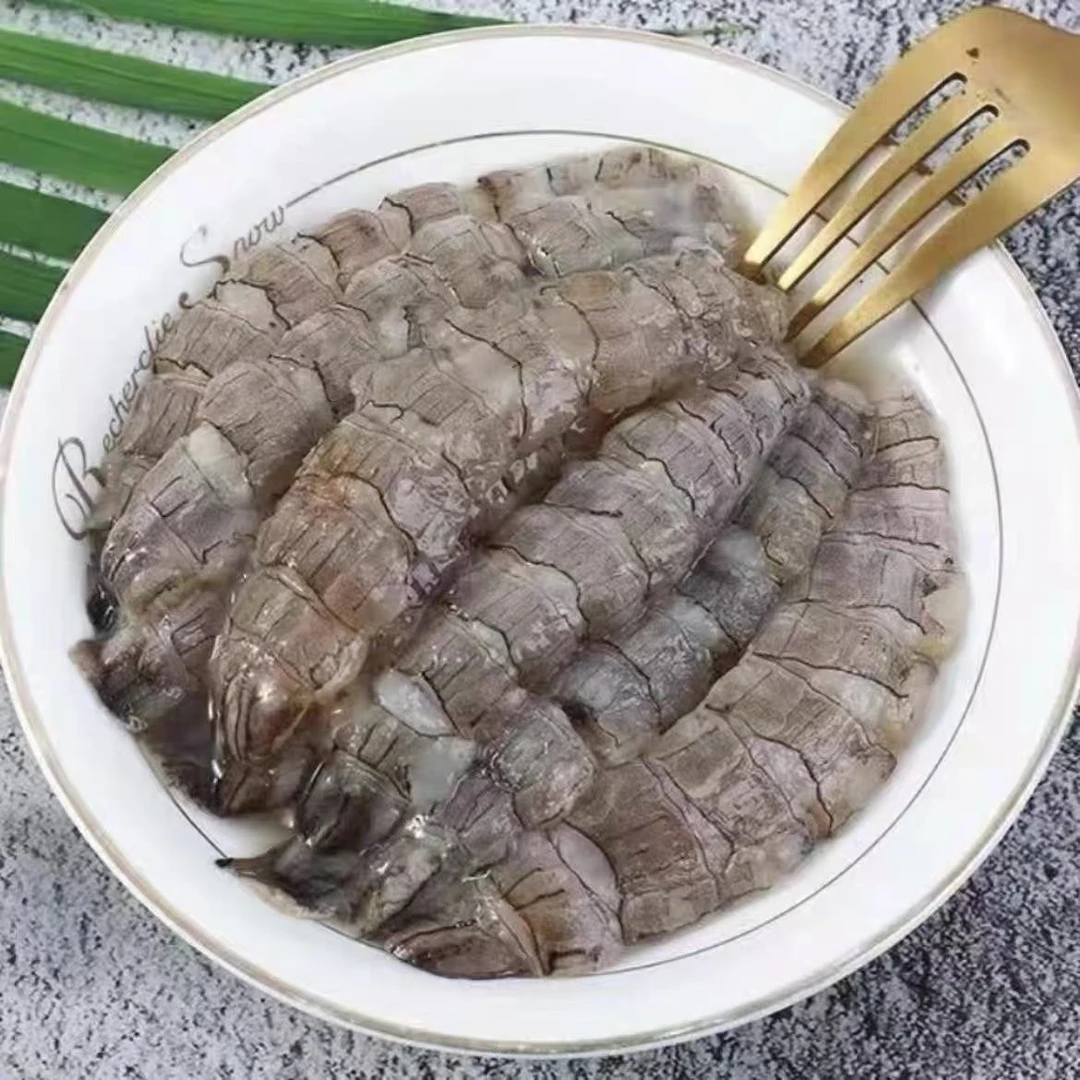 皮皮虾肉，鲜活现播，去壳纯肉，每包500克到手3包