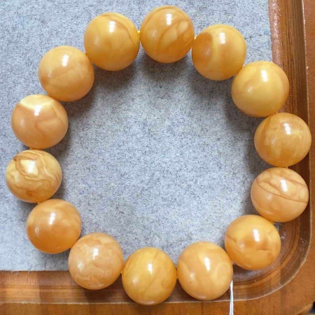 蜜蜡手串未镶嵌蜜蜡手串