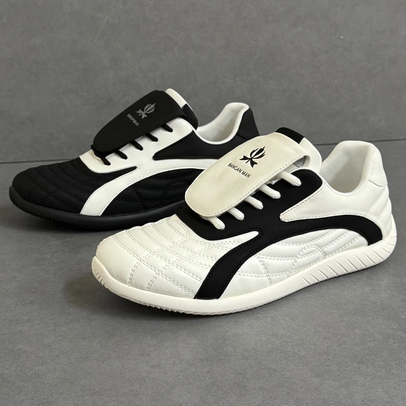 运动休闲鞋秋季拼色时尚休闲鞋时尚防滑流浪丹宁风男士软底透气