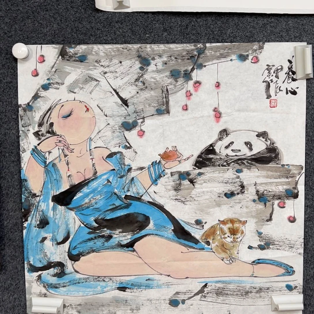 国画（g97642）人物 书画