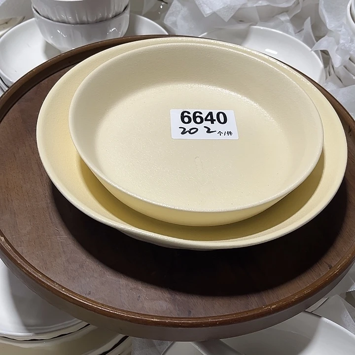 搪瓷微瑕外贸餐具6640
