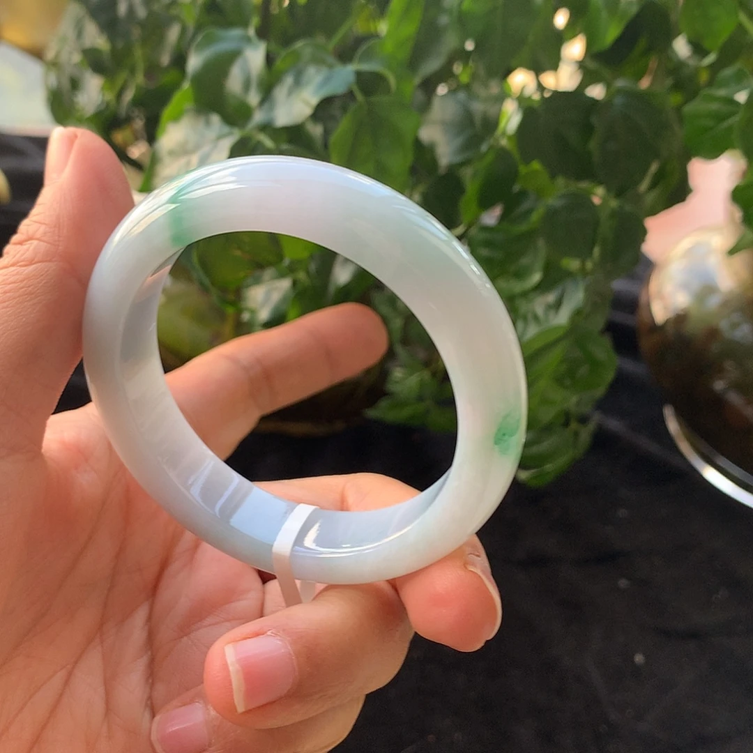 翡翠未镶嵌手镯27号