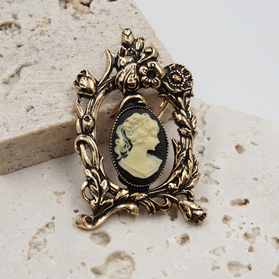 铜合金胸针 翡冷翠胸针 佛罗伦萨首华丽胸针首饰 MD59