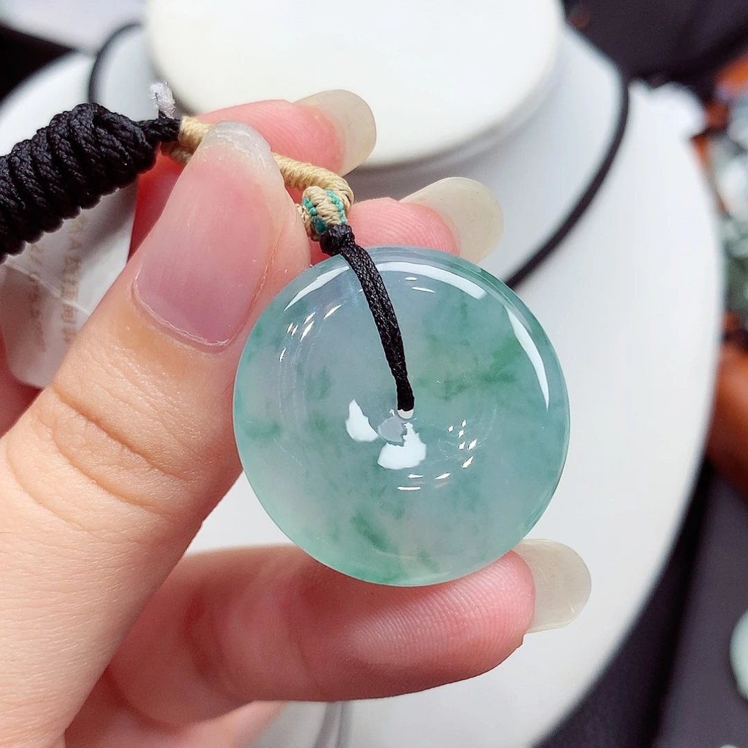 翡翠未镶嵌颈饰翡翠11，27/5.5