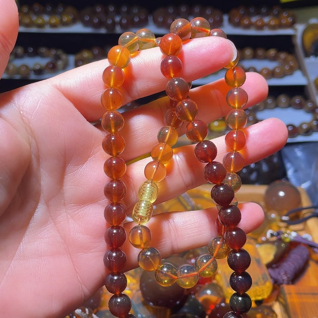 琥珀未镶嵌裸石妈妈连