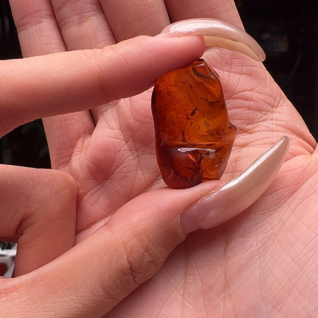 未镶嵌琥珀裸石习*抚顺琥珀30677