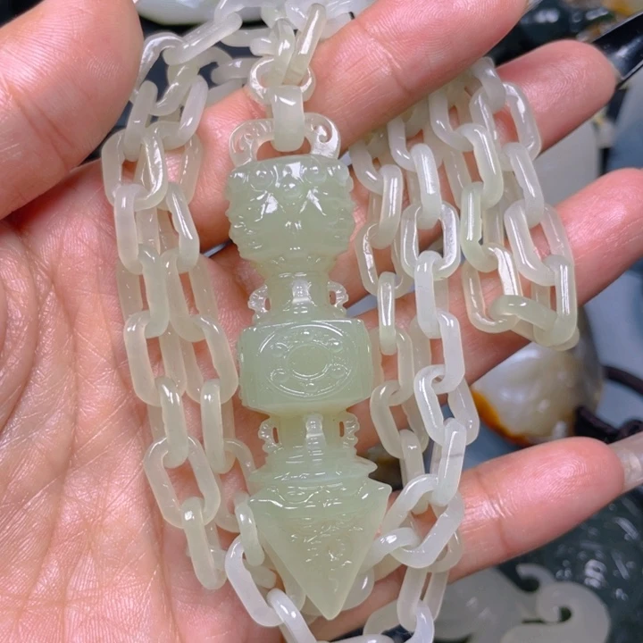 和田玉挂件未镶嵌王