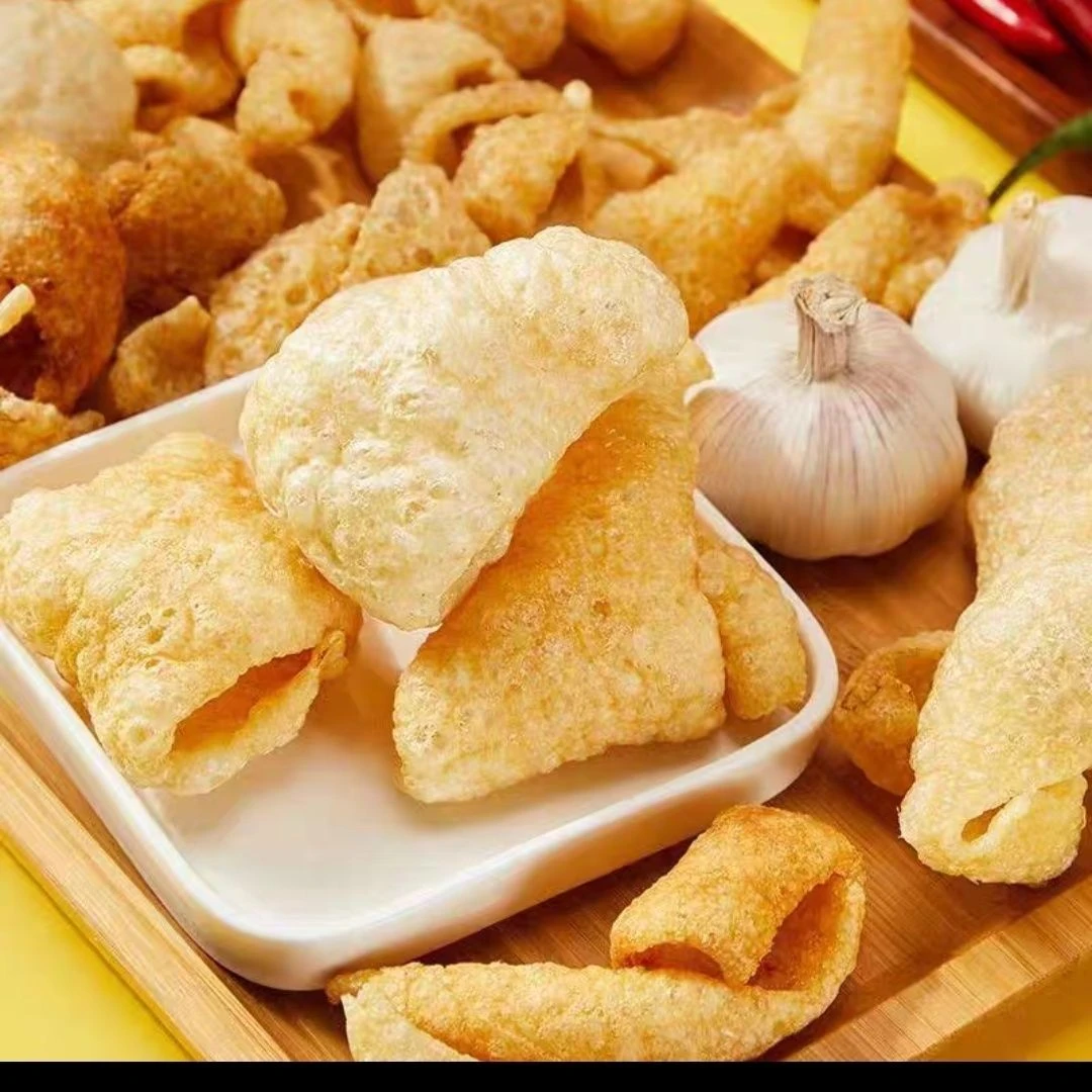 潮汕特产猪皮皮肚油炸肉皮火锅响皮麻辣烫干货食材凉拌猪肉