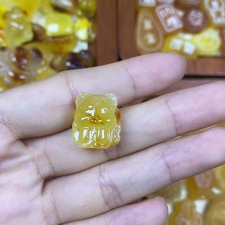 吊坠橄榄核九尾狐63