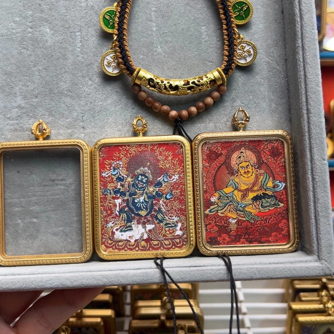 吊坠用****4双面黄老爷➕大黑天