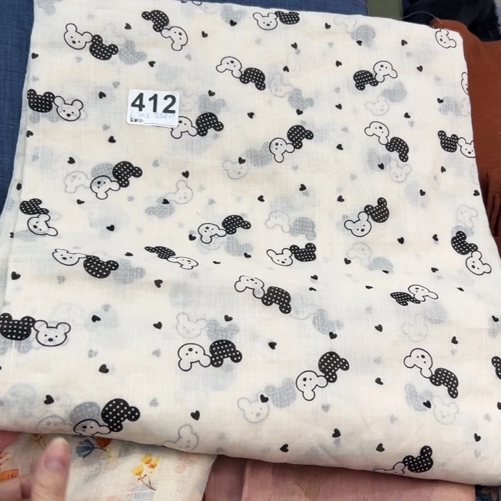 麻412纯苎麻1.6米小熊