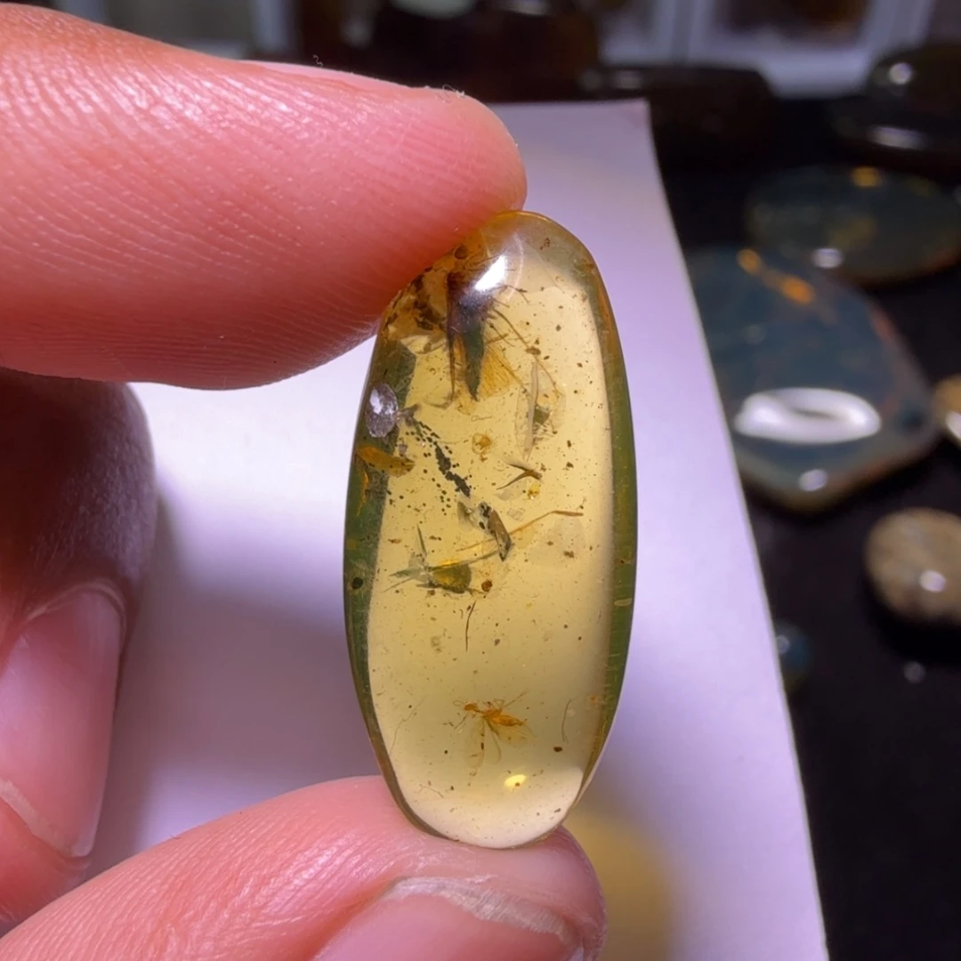植***生裸石琥珀未镶嵌，，，