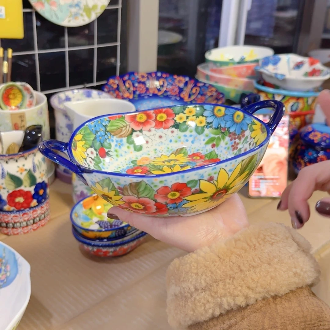 瓷7英寸双耳一只看图