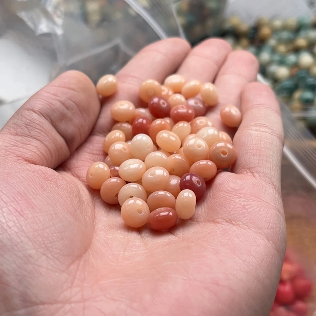 【闪购商品】白玉菩提吊坠z9/100+50颗微瑕算盘