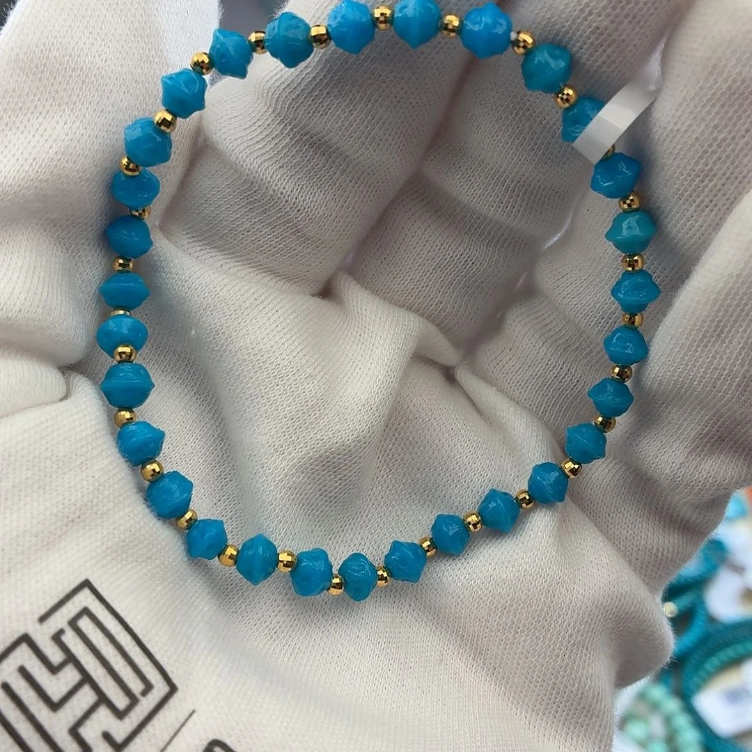 未镶嵌绿松石绿松石5.5mm