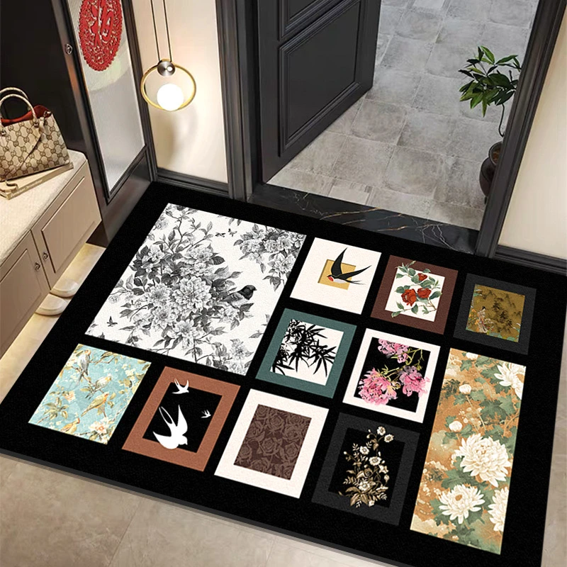 D001-D100【40*120】硅藻泥地垫玄关门口入户客厅卧室床边毯地垫