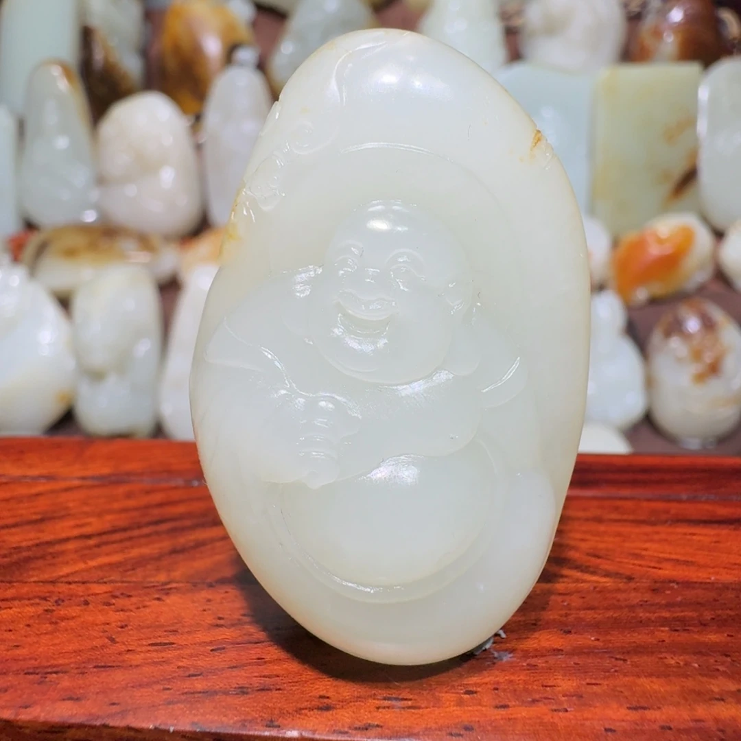 和田玉未镶嵌吊坠(不含链)
