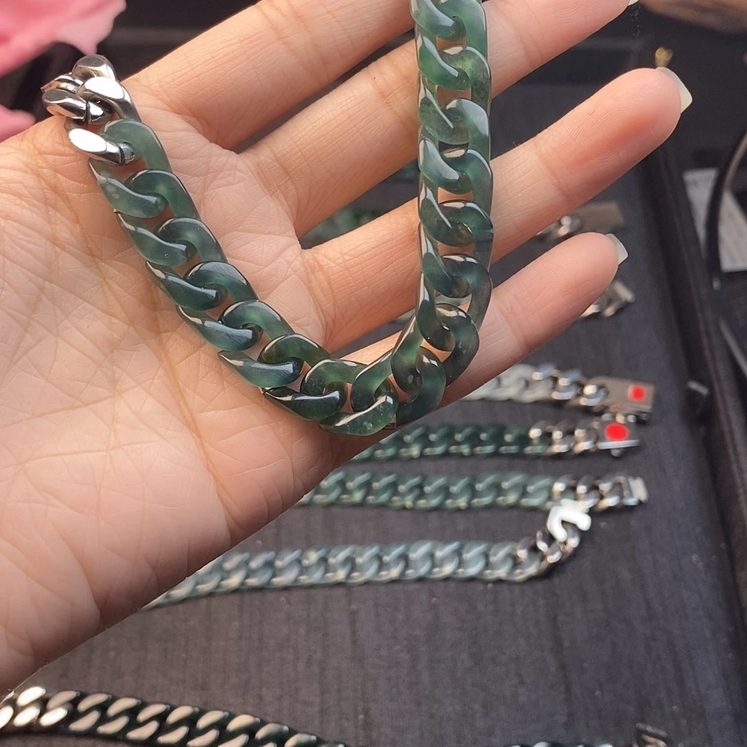 翡翠未镶嵌手链翡翠手链