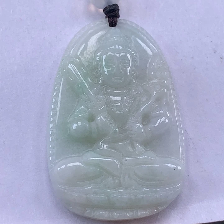 颈饰未镶嵌翡翠虚空藏菩萨吊坠