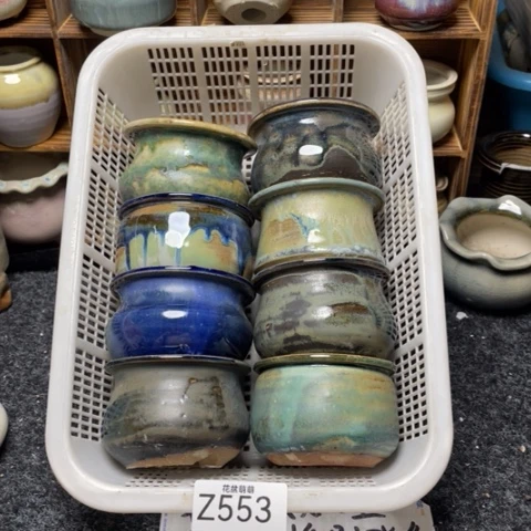 紫砂花盆微瑕553口径5厘米到5:5