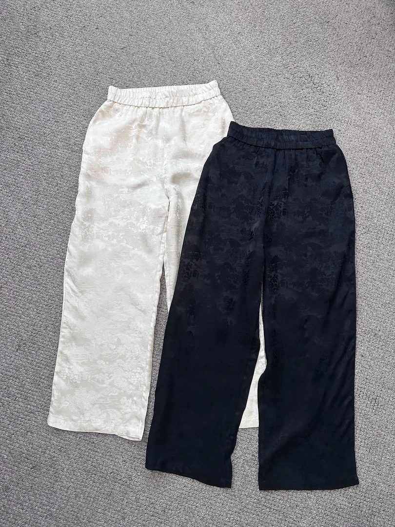 【秋冬款裤王】显瘦时尚直筒窄窄款阔腿裤建议干洗中高腰休闲百搭