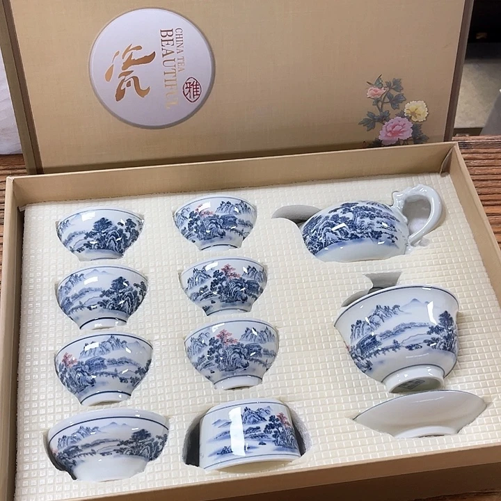 孤品茶具套装等。