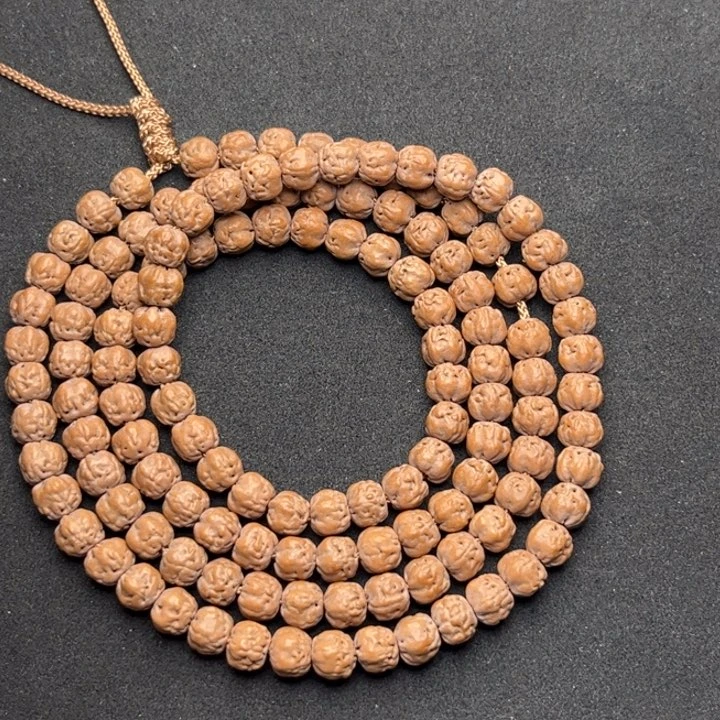 金刚菩提吊坠不*定制收藏原装佛手108尺寸6.5+